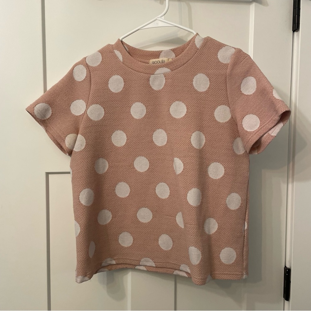 Pink Polka Dot Shirt